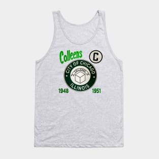 Chicago Colleens • AAGPBL Patch • Chicago, Illinois Tank Top